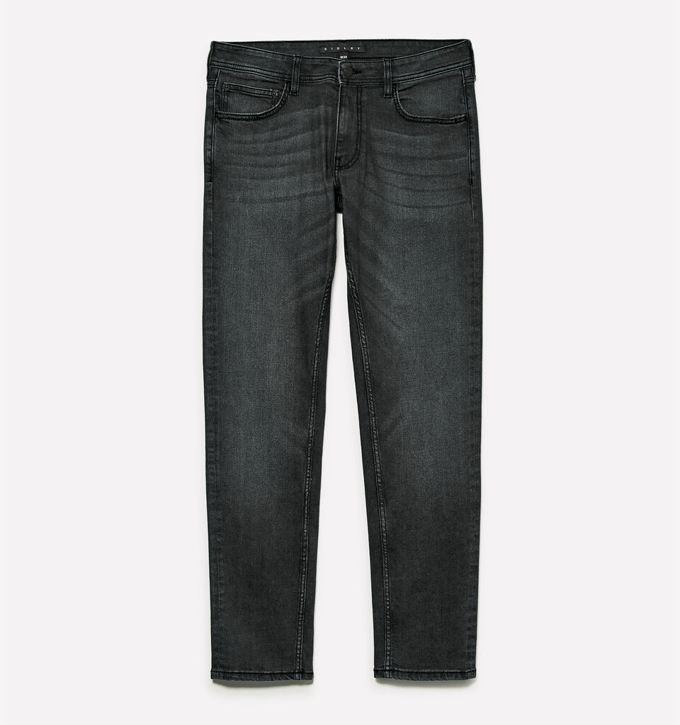 Jean slim noir style 74 - jeans coupe slim pour homme - Noir | Sisley image number 1